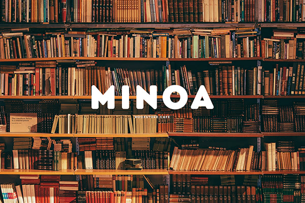 伦敦Minoa书店品牌VI设计欣赏
